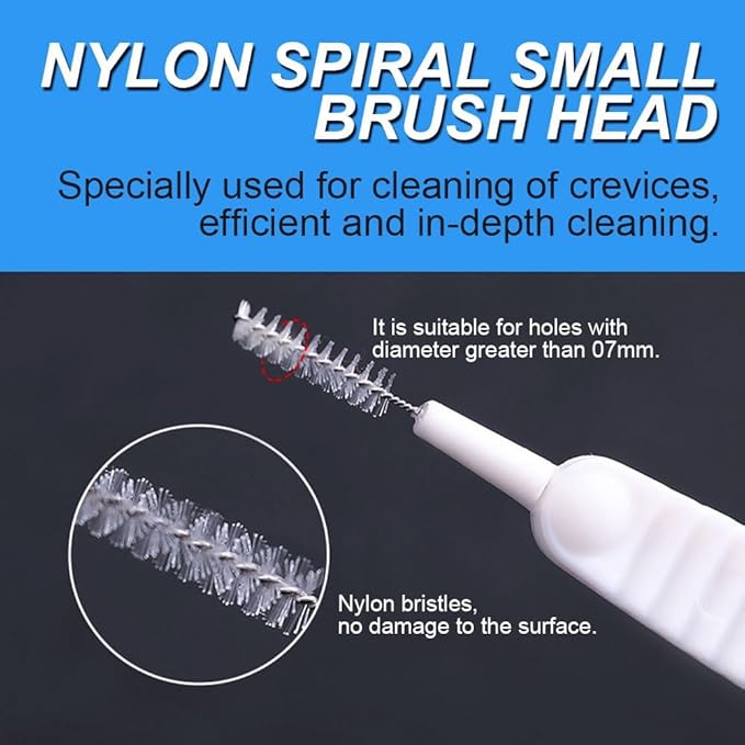 Upgrade Shower Head Cleaning Brush, Gap Hole Anti-Clogging Cleaning Brush, Shower Head Cleaner Picks Brush Tiny Cleaning Brush for Shower Head, Multifunction Shower Head Cleaning Brushes (20PCS)