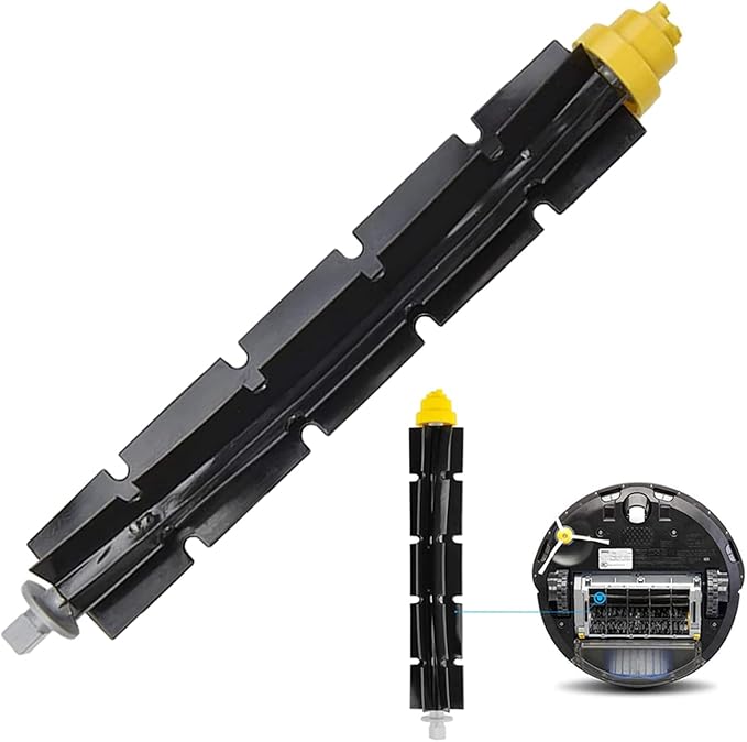 PELLYDA Replacement Parts for IRobot Roomba 600&700 Series,Roomba 614 620 630 635 640 645 650 655 660 675 680 690 695 760 770 780 Vacuum Cleaner(3 Sets Replacement Bristle & Flexible Beater Brushes)