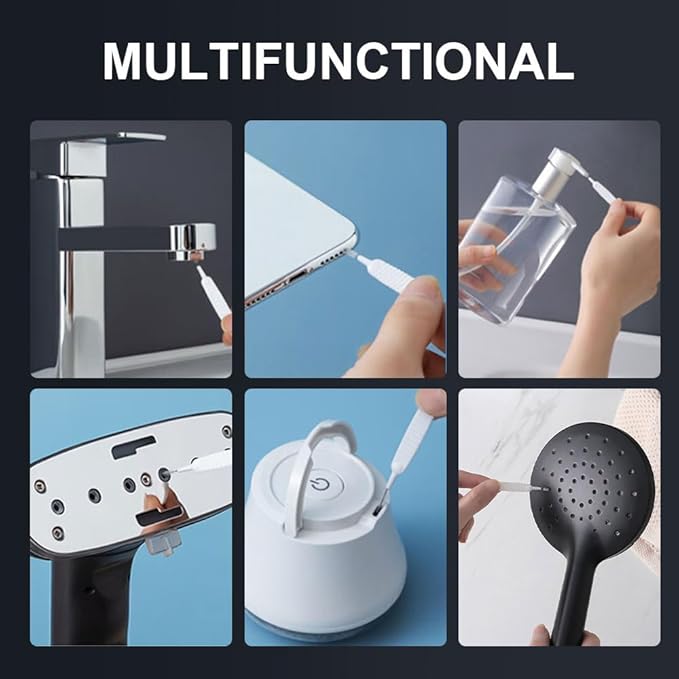 Upgrade Shower Head Cleaning Brush, Gap Hole Anti-Clogging Cleaning Brush, Shower Head Cleaner Picks Brush Tiny Cleaning Brush for Shower Head, Multifunction Shower Head Cleaning Brushes (30PCS)