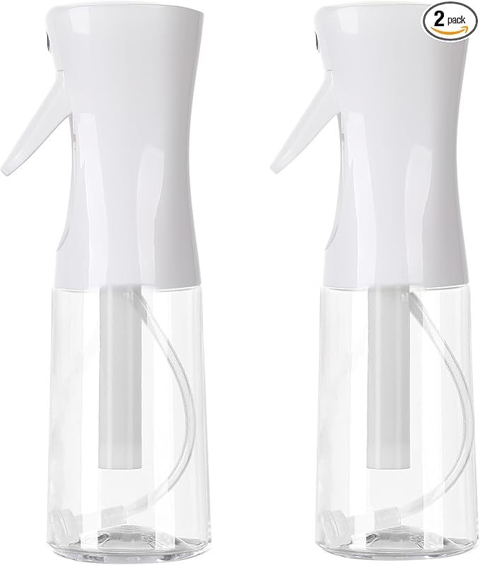 Spray Bottles For Hair, continuous spray bottle (200ml/6.8oz 2Pack) used for hair design, plants, cleaning, hair care and skin care, etc. – empty, reusable