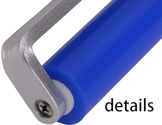 4-20 inch Glue Silicone Rubber Pasting Tacky Soft Roller Record Cleaner Squeegee Wheel Anti-Static Sticky Dust Collection for Film Application Craft Project Particle Remove Electronic Industry (10")