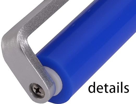4-20 inch Glue Silicone Rubber Pasting Tacky Soft Roller Record Cleaner Squeegee Wheel Anti-Static Sticky Dust Collection for Film Application Craft Project Particle Remove Electronic Industry (12")