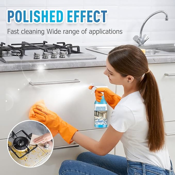 Spray Splash Cleaner 2025 New Upgraded Multi-Purpose Splash Foam Spray Splash Foam Spray Cleaner for Kitchen, Countertop, Oven Cleaning Spray (2)