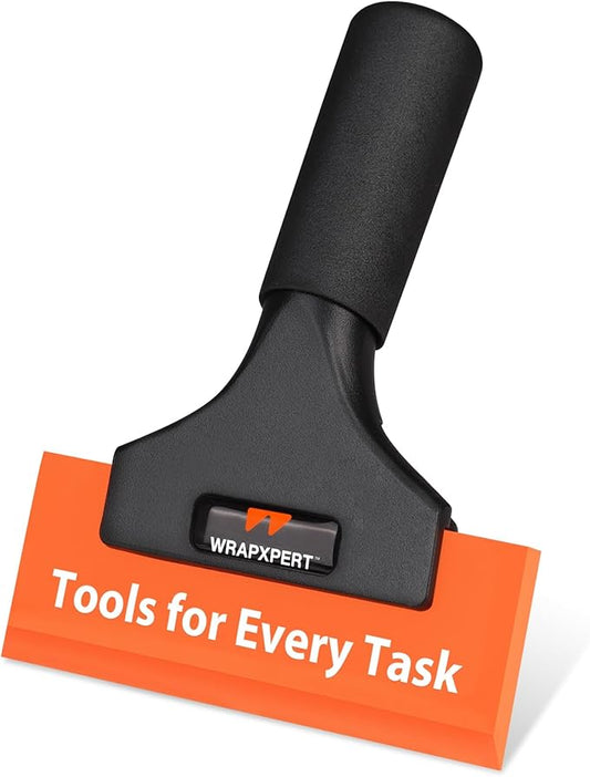WRAPXPERT Window Tint Tools, Small Squeegee 5 inch for Car Window No Bubble, Rubber Scraper Kit for Window, Mirror,Front Windows Rear Glass, Auto Car Glass Film Installation