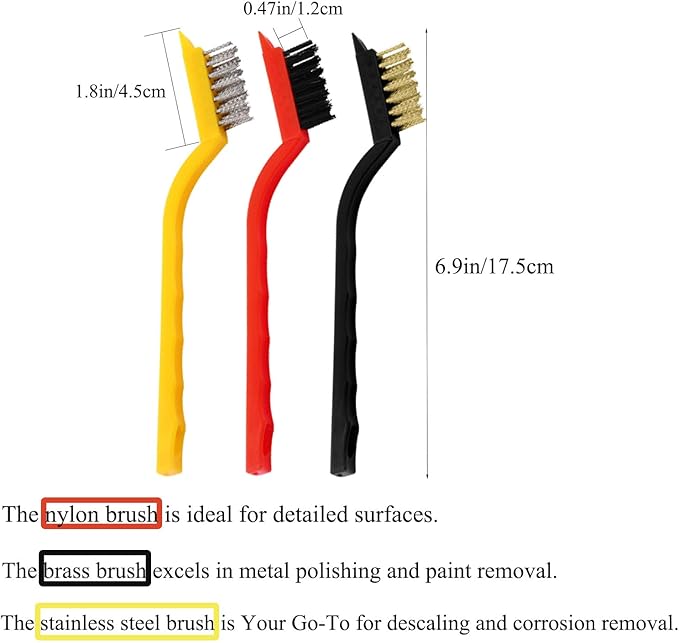 TuTuYa 11PCS Crevice Cleaning Brush Set, Deep Cleaning Groove Gap Cleaning Tool Ideal for Kitchen, Bathroom, Tiles, Corner, Grout, Sink, Faucet, Cup, Teapot, Bottle, Blender