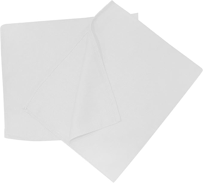 Premium White Huck Towels – (100 Pack) 15 x 30 inches 100% Cotton Bulk Towel for General Cleaning, Auto Shop, and Hospital Use, Super Absorbent, Machine Washable Cloth