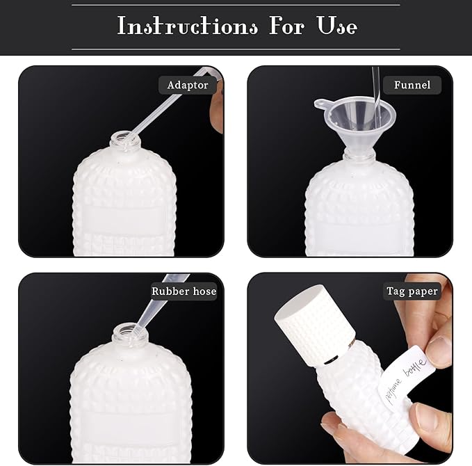 2 Pack Refillable Spray Perfume Bottles, 30ML Thick Glass Empty Perfume Bottles, Perfume Atomizer Travel Cologne Sprayer Bottles