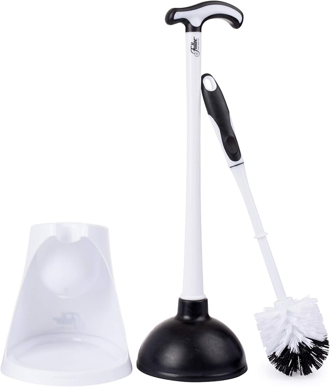Bowl Brush & Plunger in Caddy Set (x2)