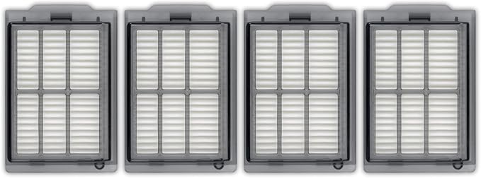 (4 Pack) Plus 405 Combo Replacement HEPA Filters Compatible with iRobot Plus 505 Combo robot + AutoWash dock/Plus 405 Combo Robot Vacuum, Canister Filters, Upright Filter