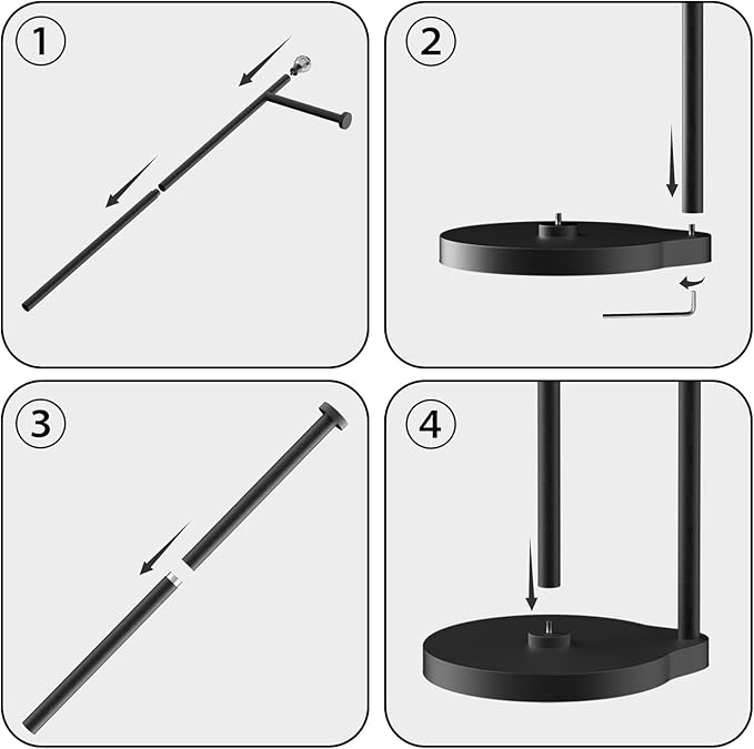 KASUNTO Toilet Paper Holder for Bathroom, Heavy Weighted Metal Free Standing Toilet Paper Storage with Crystal Ball, Toilet Paper Stand for Bathroom Accessories, Matte Black [Holds MEGA Rolls]