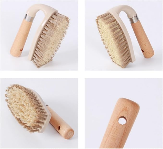Brush, Scrubbing Brush for Carpet Cleaning, Heavy Duty Cleaning Brush with Stiff Bristles, Cleaning Shoes, Floors, Bathroom and Kitchen