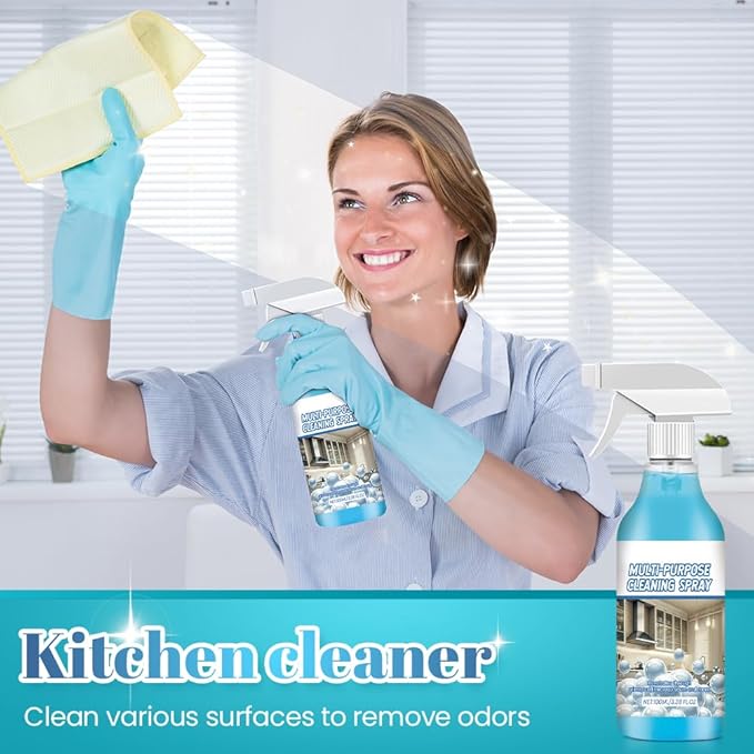Spray Splash Cleaner, 2025 New Multi-Purpose Handheld Degreaser, Upgraded Foam Sprays for Ovens, Easy-To-Use Rust Remover for Kitchenware, Grime Remover Spray for Home Family (2)