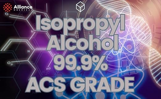 Isopropyl Alcohol 99.9% - ACS Reagent Grade - 4 Quarts w/Spray Tops - Ultra High Purity Lab Grade Solvent - Rubbing Alcohol for Medical, Lab Equipment & Electronics - Made in The USA