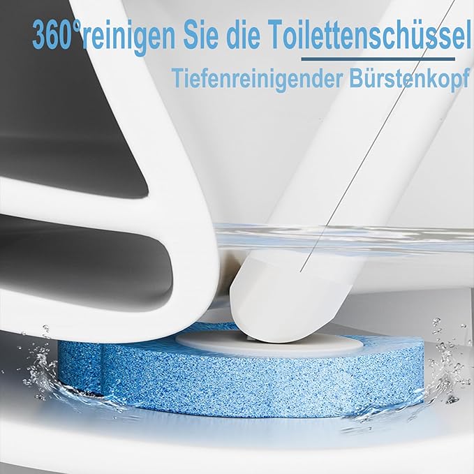 Ucaimao 72 PCS Toilet Wand Refills,Toilet Cleaner Refill Pads Disposable Toilet Cleaning System Toilet Bowl Cleaners Scrubbing Pads for Sink Bathtub Wash Basin(Only Refills，Only Fits for Ucaimao)-Blue