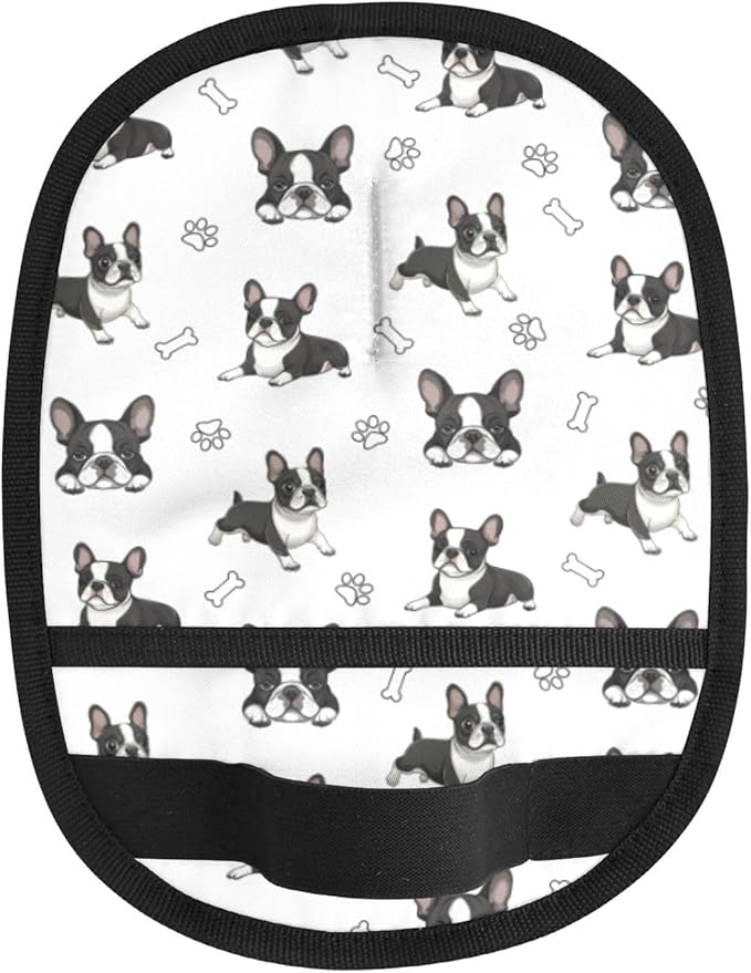 CHPGPUG Boston Terrier Pet Hair Removal Glove for Cats & Dogs Reusable Pet Hair Removal Glove pet Hair Electrostatic Gloves