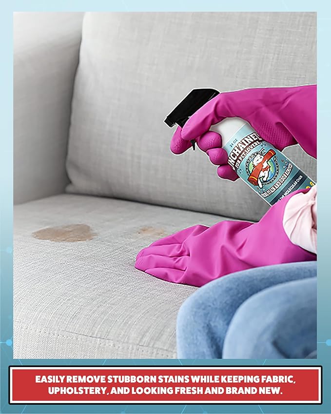Truck Mount Forums Unchained Pet Urine Stain & Odor Remover Spray – Oxygen-Based Cleaner, Professional Strength for Carpets, Concrete, Furniture, Upholstery – 24oz