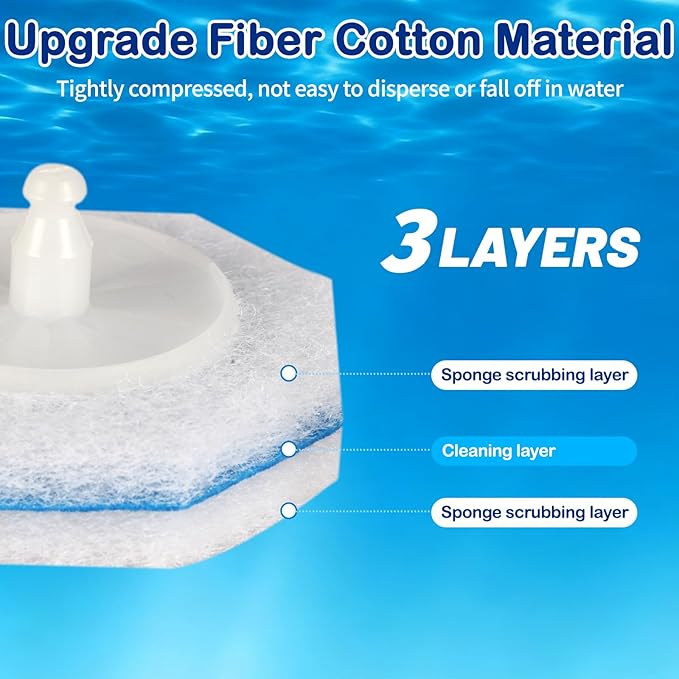 100 Count Disposable Toilet Wand Refills for Toilet Wand, 5X Cleaning Power Scrubber Refill, Replacement Heads for Toilet Cleaning, 360° Efficient Cleaning, No Falling Apart, Fresh Fragrance.