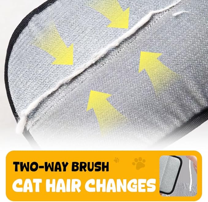 3Pcs Pet Hair Removal Glove, Electrostatic Hair Removal Glove for Cats and Dogs, Reusable Hair Remover for Couch, Carpet, Car Seat, Laundry Clothing Quick Cleaning Tool for Pet Owners (#1)