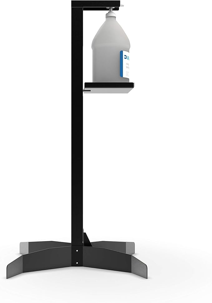 Foot Operated Hand Sanitizer Stand, Heavy Duty Stainless Steel Freestanding Adjustable Hand Sanitizer Dispenser 31 Inches Tall