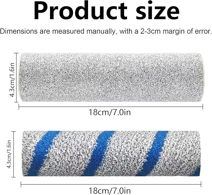 Homruich Roller Mop for Ecovacs Deebot X9 Pro Omni, X11 OmniCyclone Vacuum Cleaner, Replacement for Yeedi S14 Plus Vacuum Cleaner