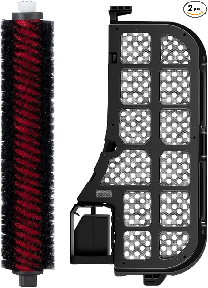 S8 Pro Ultra Accessories Replacement Parts for Roborock Robot Vacuum Cleaner, 1 High-Speed Cleaning Brush,1 Water Filter For Mop Washing and Dock Self-Cleaning Roborock Replacement Parts accessories