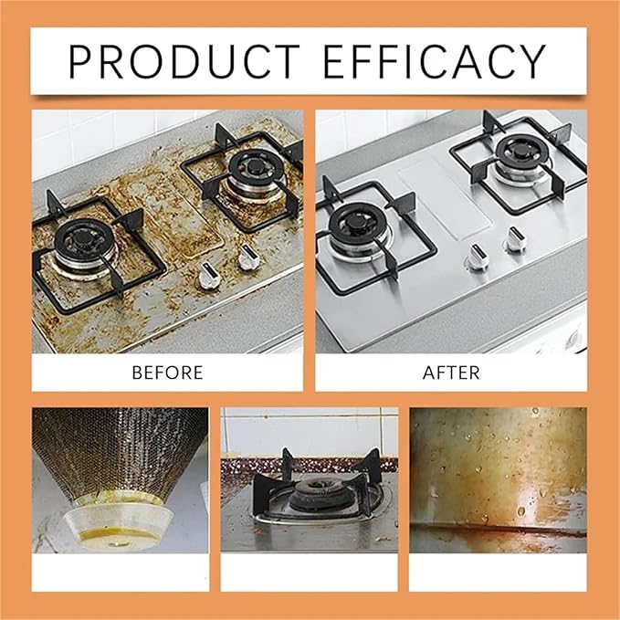 Multi Purpose Powerful Cleaner for Kitchen, 3 in 1 Coconut Oil Cleaning Paste, 3 in 1 Multi-Purpose Stainless Coconut Oil Cleaning Paste, for Oven, Pot and Stove (3)