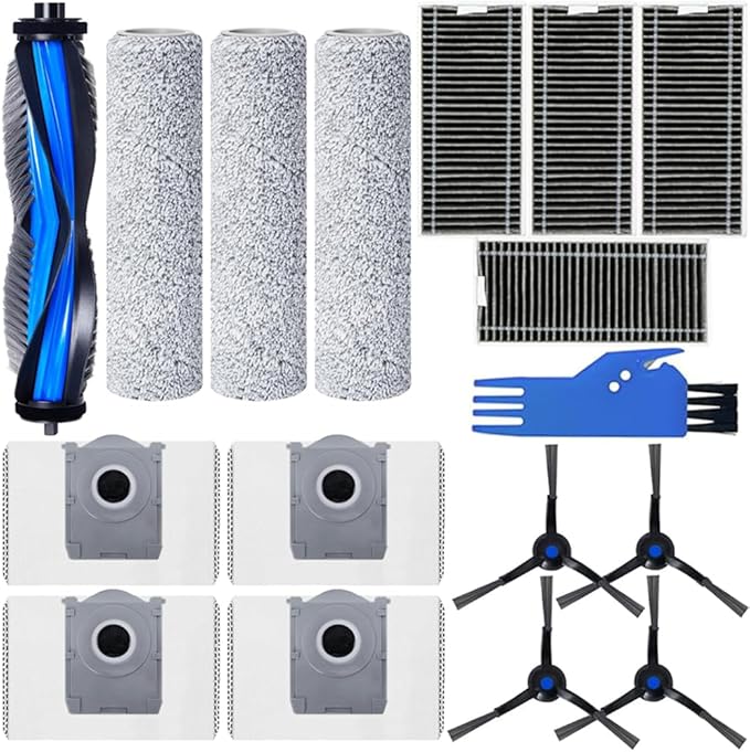 Electropan Replacement Parts for Ecovacs Deebot X8 Pro Omni/Yeedi S14 Plus, Ecovacs Deebot X8 Pro Omni Accessories Kit Ecovacs Deebot X8 Pro Omni Buddy Kit