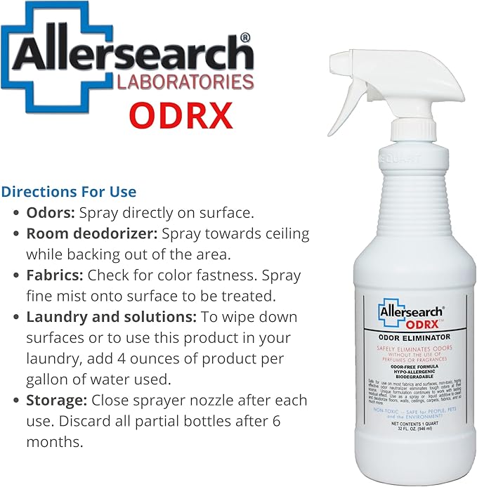 Allersearch ODRX Odor Eliminator 128-Ounce