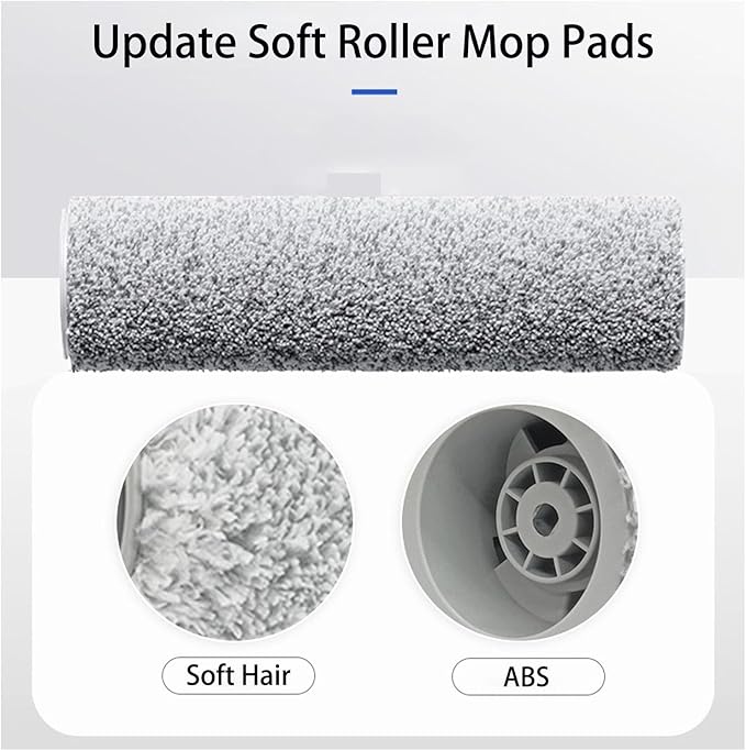 Accessories Kit Compatible with ECOVACS DEEBOT X8 PRO OMNI Robot Vacuum Cleaner,Replacement Parts Include 1 Brush Roller,2 Roller Mop Pads,4 Filters,4 Side Brush and 4 Dust Bag (X8 Pro Omni Set)