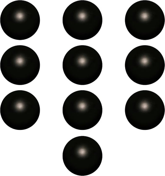 Squeeze Balls for Adults Set of 10, Bulk Pack - Relief, Perfect for Your Desk, Office or Home - Black