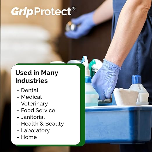 GripProtect Precise Nitrile Exam Gloves | 4 Mil | Chemo-Rated | (X-Large, 100)