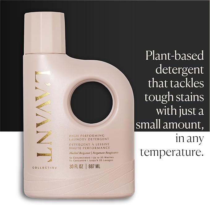 L'AVANT Collective High Performing Laundry Detergent Soap | Luxury Cleaning & Powerful Odor Defense Liquid Ultra Concentrated Professional Wash 30 Oz (30 Fl Oz (Pack of 1), Blushed Bergamot)