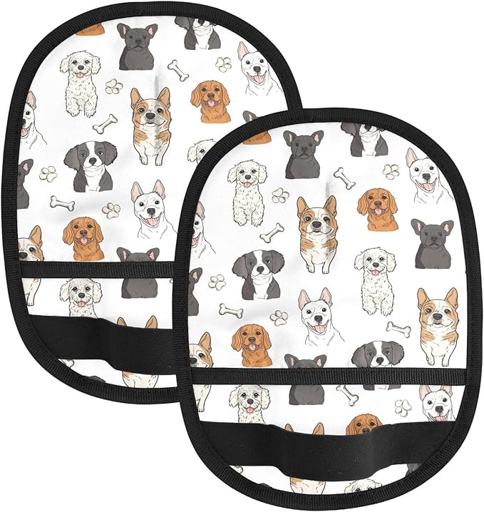 I·D Good Figure Pet Grooming Gloves Reusable Dog & Cat Hair Remover for Furniture, Car Interiors Multi-Surface Deshedding Tool for Carpets, Bedding & Home Cleaning
