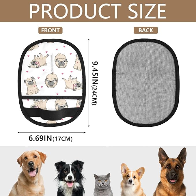 CHPGPUG Pet Hair Removal Glove for Cats & Dogs Reusable Pet Hair Removal Glove pet Hair Electrostatic Gloves (Color 26)