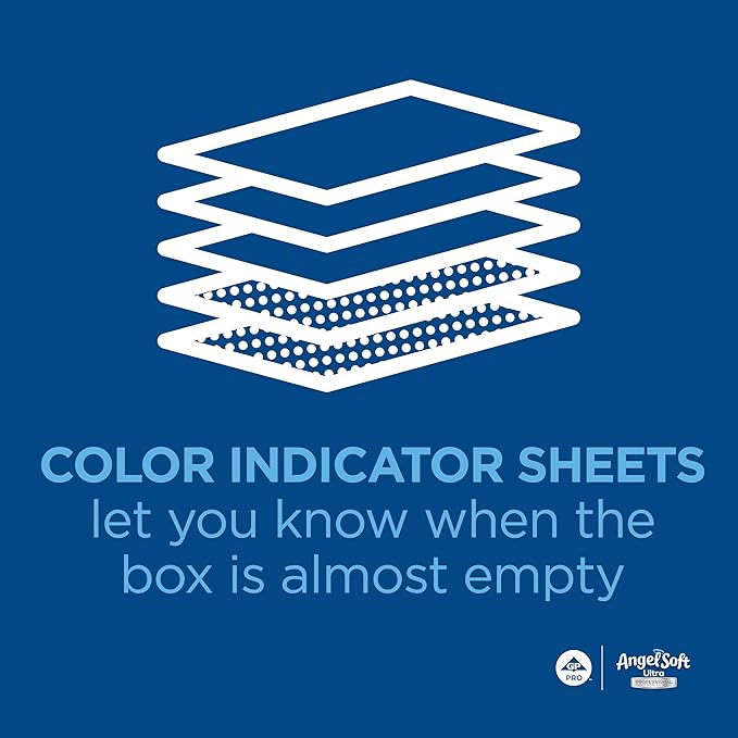 Georgia-Pacific Angel Soft Ultra Professional Series Premium 2-Ply Facial Tissue (4636014), 96 Sheets Per Box, 10 Tissue Cube Boxes Per Case