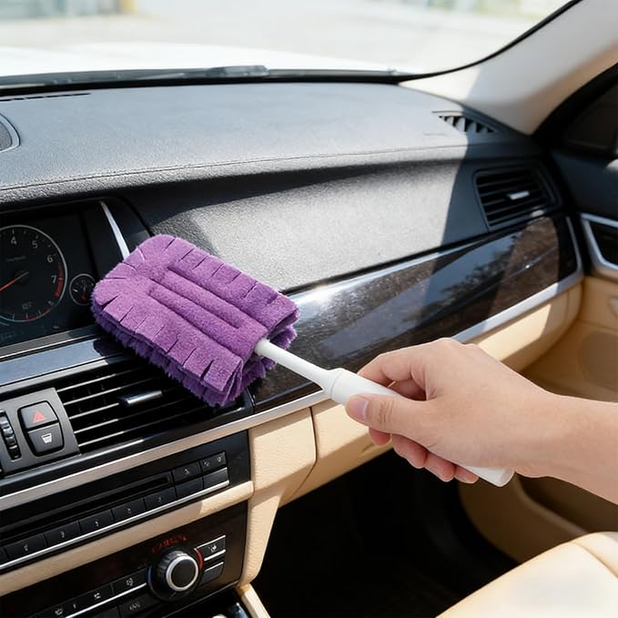 360° Electrostatic Duster Refills — The Sustainable Choice for a Dust-Free Home, Duster Refills Reusable with Duster Handles, Washable Duster Refills for Cleaning, Office, Ceiling Fan (6)