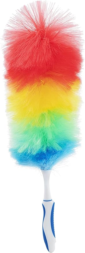 Superio Hand Duster for Cleaning, Rainbow Colored Dust Remover, Home, Office, Dust and Dirt Refresher