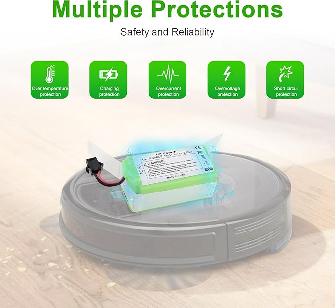 Powilling Upgraded 3500mAh N79 14.4V Battery for Eufy RoboVac 11 11S 30 15C 25C 35C Robot Vacuum Cleaner for Ecovacs Deebot N79 N79S Deebot 500 600 DN622, Goovi F007C D380