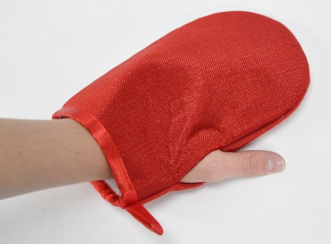CleanAide Hair Magnet Pet Fur Removal Mitt, Lint, Fur, and Dander Cleanup for Furniture, Clothing, and Upholstery, Reusable, Durable, Quick & Easy Cleaning, Red, 2-Pack