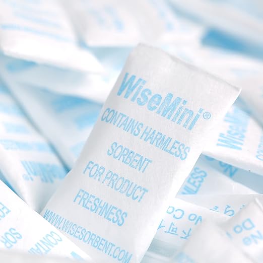 0.25 Gram 1200 Pack Silica Gel Packets, Dessicant Packets, Silica Gel Packs, Moisture Absorbers for Food Storage, Food Safe Desiccant Dehumidifiers