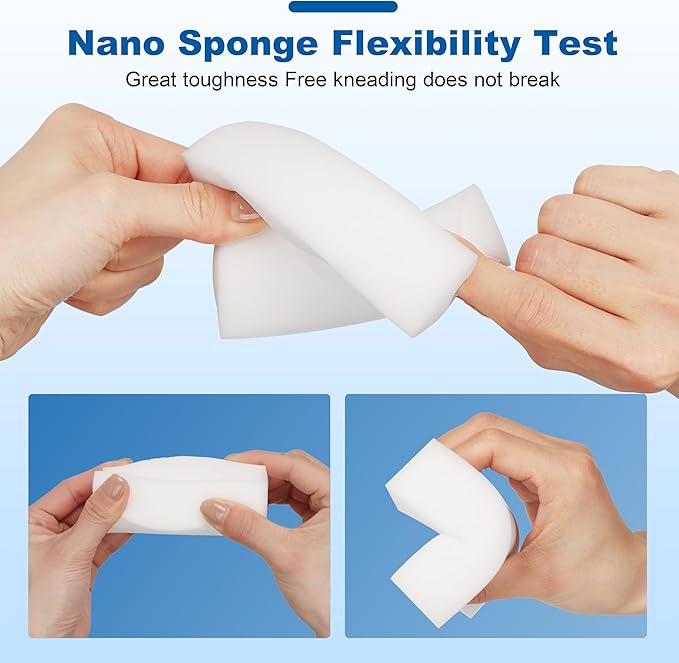 Melamine Sponges 1.18in - 21 Pack Sink, Bathtub & Tile Cleaner(Extra-Thick)