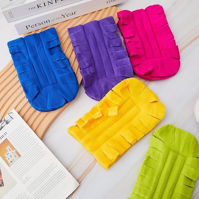 360° Electrostatic Duster Refills — The Sustainable Choice for a Dust-Free Home, Washable & Reusable, High-Density Microfiber (1 Handle + 6 Refills)