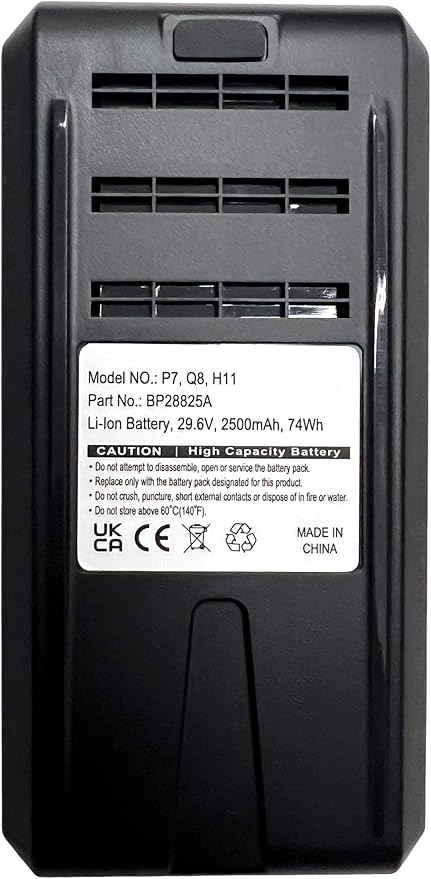 DCH 2500mAh Battery Replacement for Eureka H11 Handheld Cordless Vacuum C H11 BP28825A