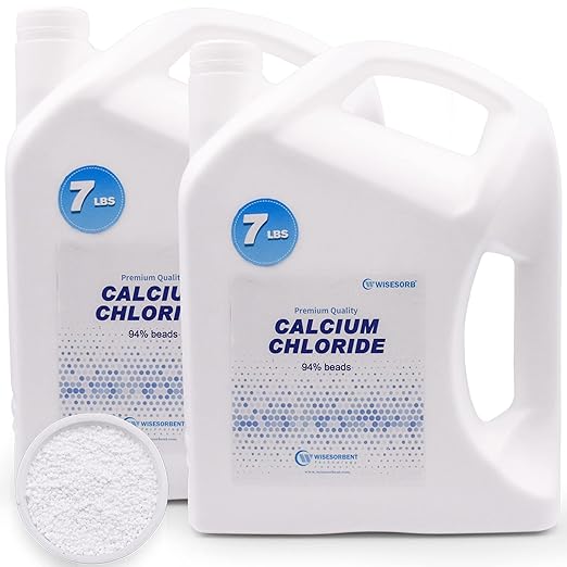 14LBS Calcium Chloride Desiccant, Moisture Absorbers Refill Beads - Fragrance Free, Moisture Absorber Refill