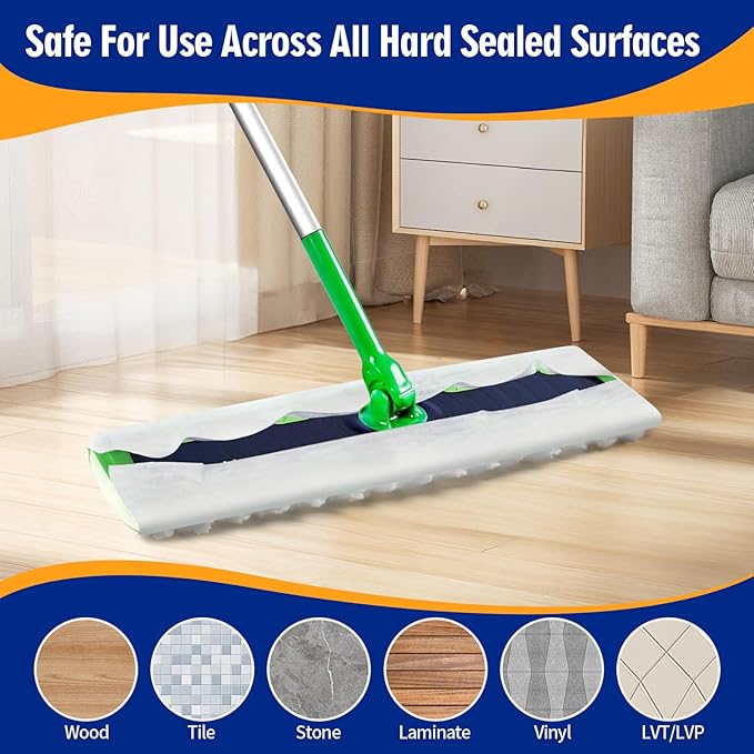 FURCIELOS 40 Count XL Pet Dry Sweeping Cloth Refills for Swiffer Sweeper XL Mop, Unscented Heavy Duty Dry Pads Refills for Multi-Surface Floor Cleaning