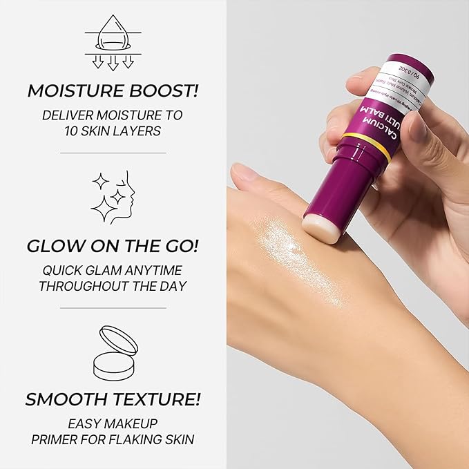 3Pcs Cemenrete Calcium Volume Multi Balm, Calcium Volume Multi Balm, Collagen Moisturing Stick, Intensive Repair & Moisturizing Cream, Firming Skin, Suitable for Face, Eyes & Neck