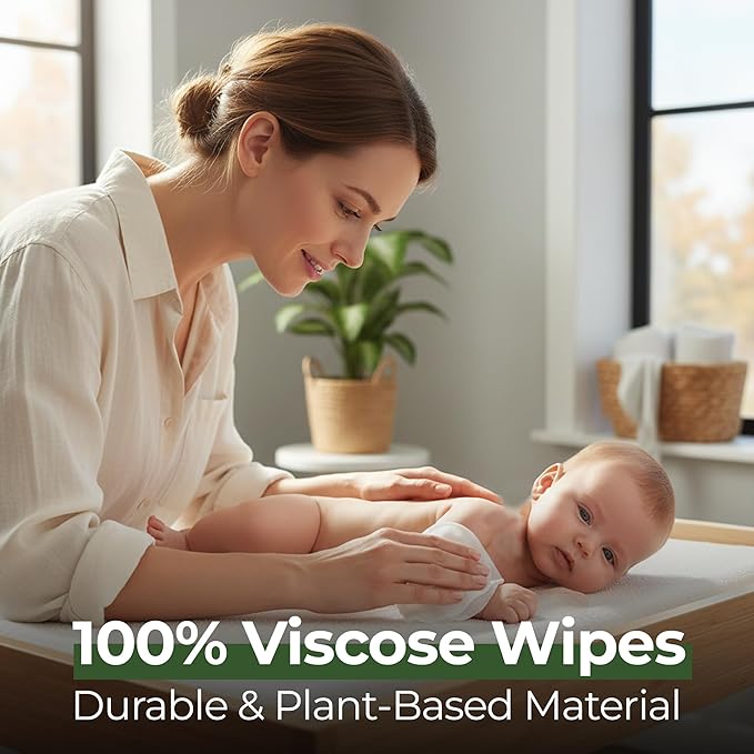 100 Individually Wrapped Hand Wipes – Aloe Vera Scent – 2 Convenient 50-Count Boxes | 100% Viscose, Eco-Friendly | Travel-Ready, Moisturizing