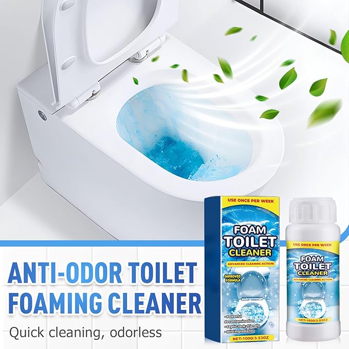Foam Toilet Cleaner, 2025 New Toilet Bowl Cleaner, Advanced Bathroom Cleaner for Home, Powerful Instant Bowl Cleaners for Toilets Squatting Pans (2)