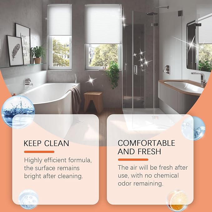 Multi Functional Foam Cleaner, 3.38 Fl Oz Multipurpose Foam Cleaner Spray, Kitchen Heavy Duty Cleaner Spray, No Rinse Foaming Formula Cleaning Tools for Stoves, Pots, Countertops and Appliances (2)