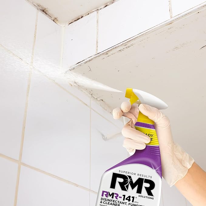 RMR-141 EPA Registered Mold and Mildew Killer, Eliminates Odors, Removes Mold, Mildew, Bacteria, and Viruses, 2-Pack of 32-Ounce Bottles